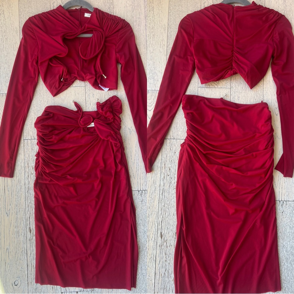 Christopher Esber “Venus” Skirt and Top Set size 6 US - Picture 3 of 11